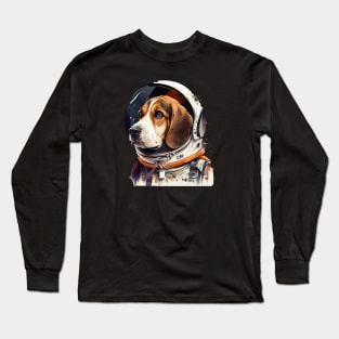 Astronaut Beagle Long Sleeve T-Shirt